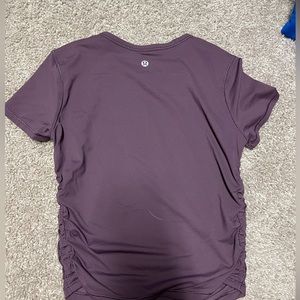Purple Lululemon crop top